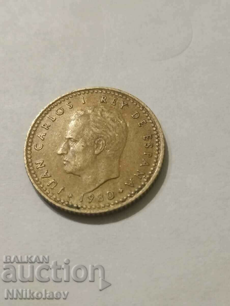 Auction 1 peseta Spain 1980 soccer world cup Auction 1 peseta Spain 1980 soccer world cup