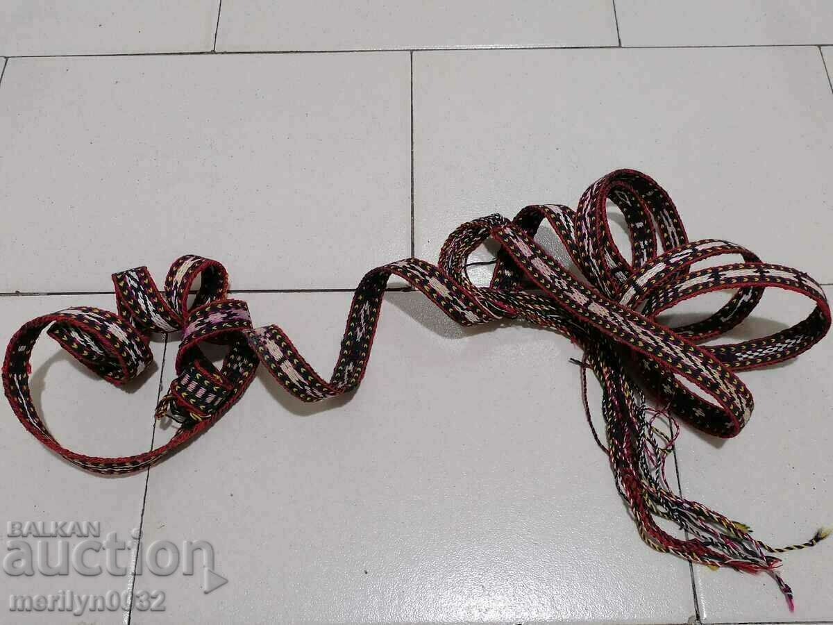 Licitație Costum centura veche tesuta manual de 3 metri