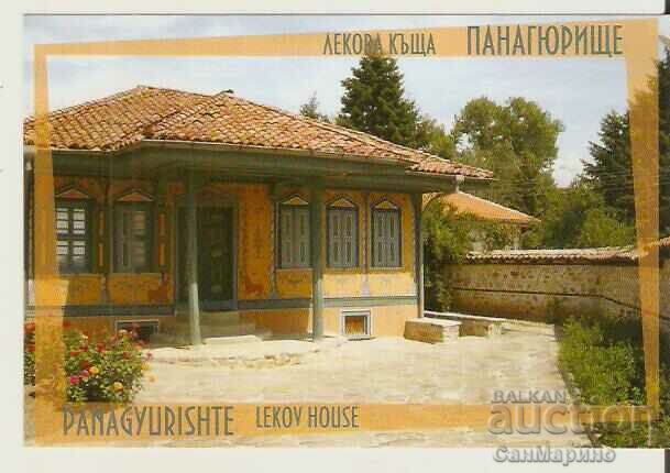 Κάρτα Βουλγαρία Panagyurishte Lekovata kashta *
