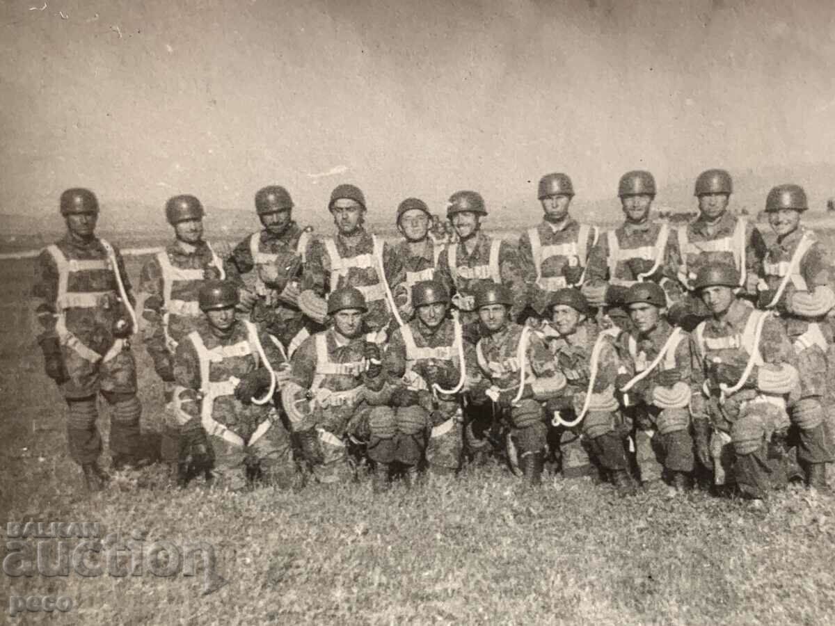Delivery of Parachute Squad Bulgaria 40s old photo Delivery of Parachute Squad Bulgaria 40s old photo