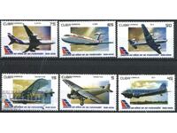 Чисти марки Авиация Самолети  2008 от  Куба