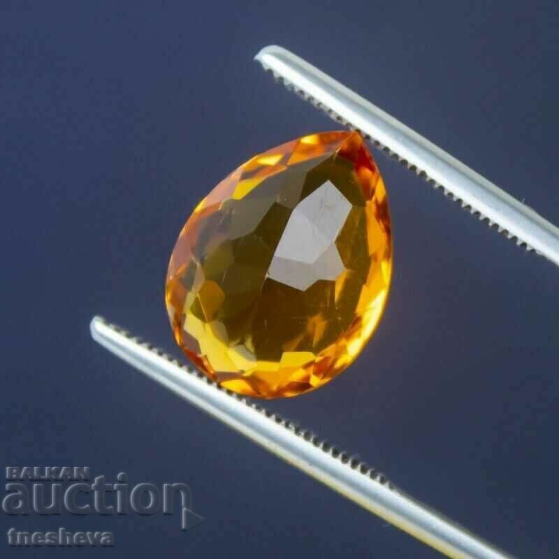 Delicate yellow citrine 15.50 ct.+ certificate with price 78.00 BGN | € 39.88 Delicate yellow citrine 15.50 ct.+ certificate with price 78.00 BGN | € 39.88