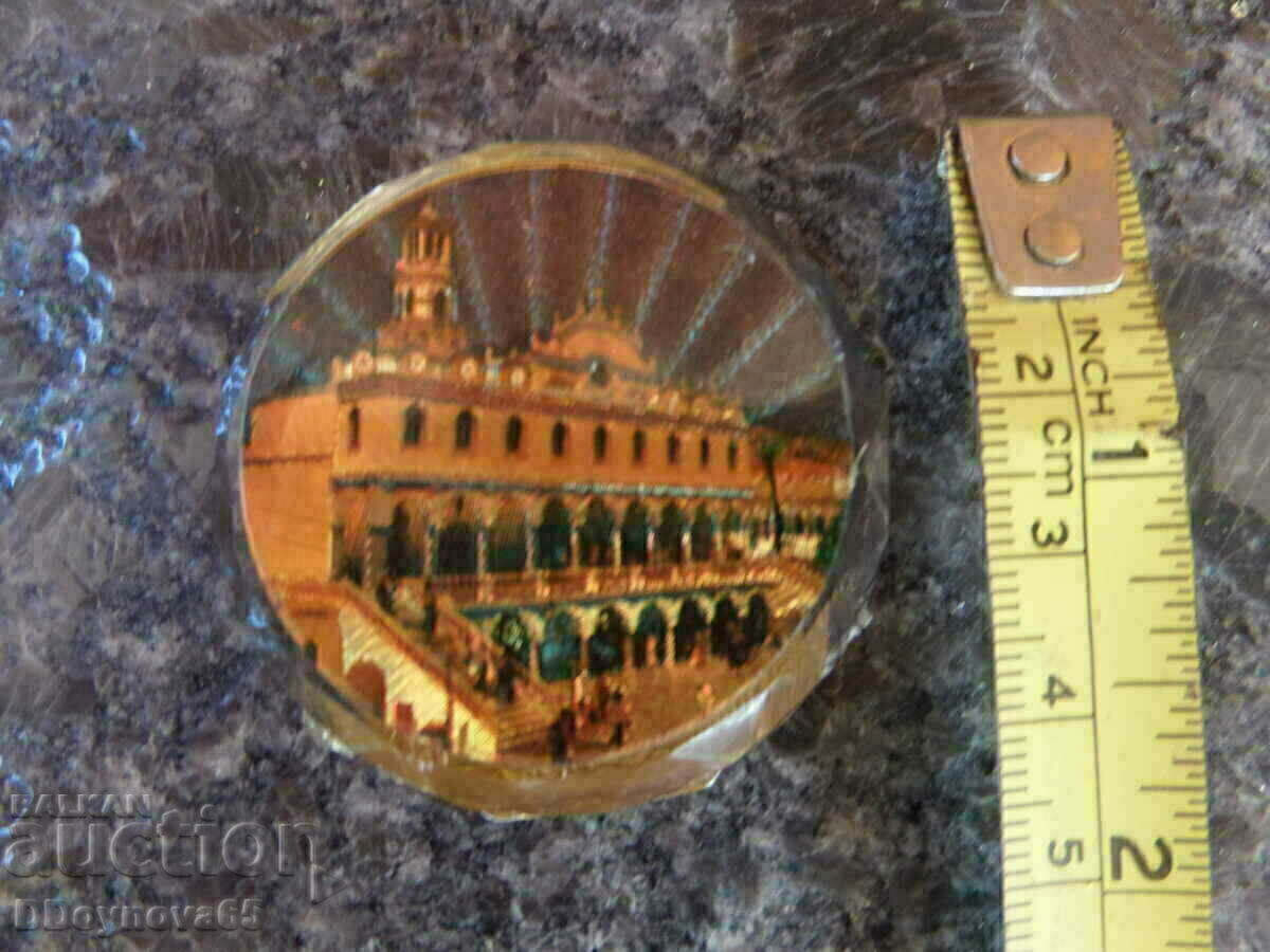 Auction Glass Plaque "Annunciation" Auction Glass Plaque "Annunciation"