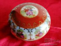 French Baroque Porcelain Jewelry Box