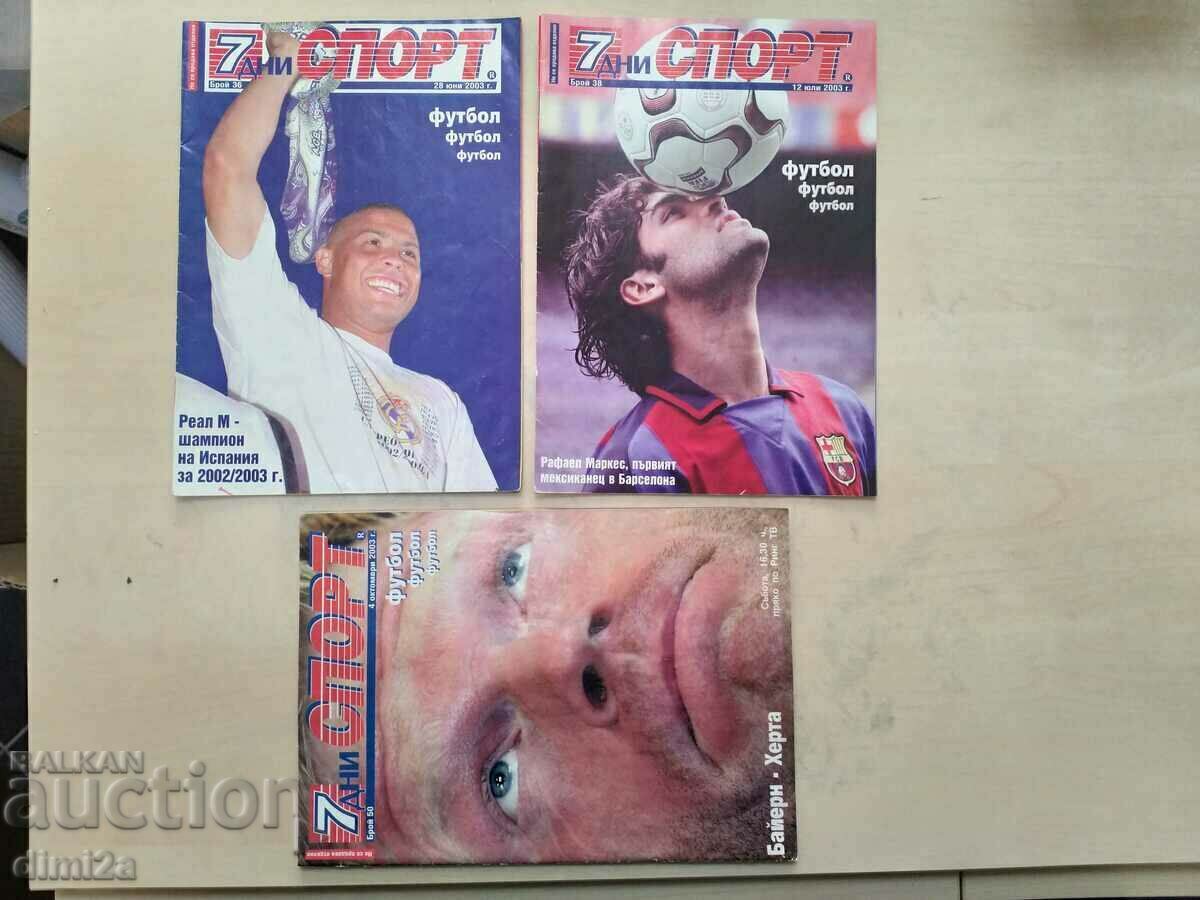 Auction football program / booklet of 7 days of sport 2003/04. Auction football program / booklet of 7 days of sport 2003/04.