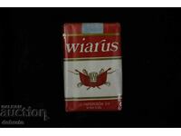 An old box of Wiarus cigarettes