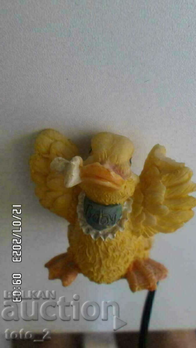 Auction FIGURINE /duck with beberon / Auction FIGURINE /duck with beberon /