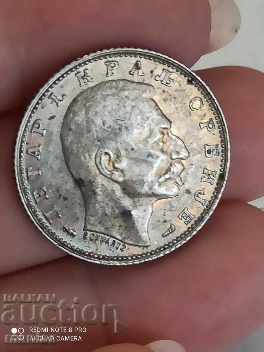 Auction 1 dinar 1915 silver Auction 1 dinar 1915 silver