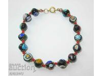 Old Murano glass women's bracelet, hand-crafted