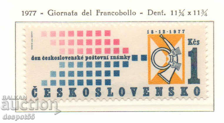 1977. Cehoslovacia. Ziua timbrului poștal.