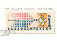 1977. Τσεχοσλοβακία. Ημέρα γραμματοσήμων.