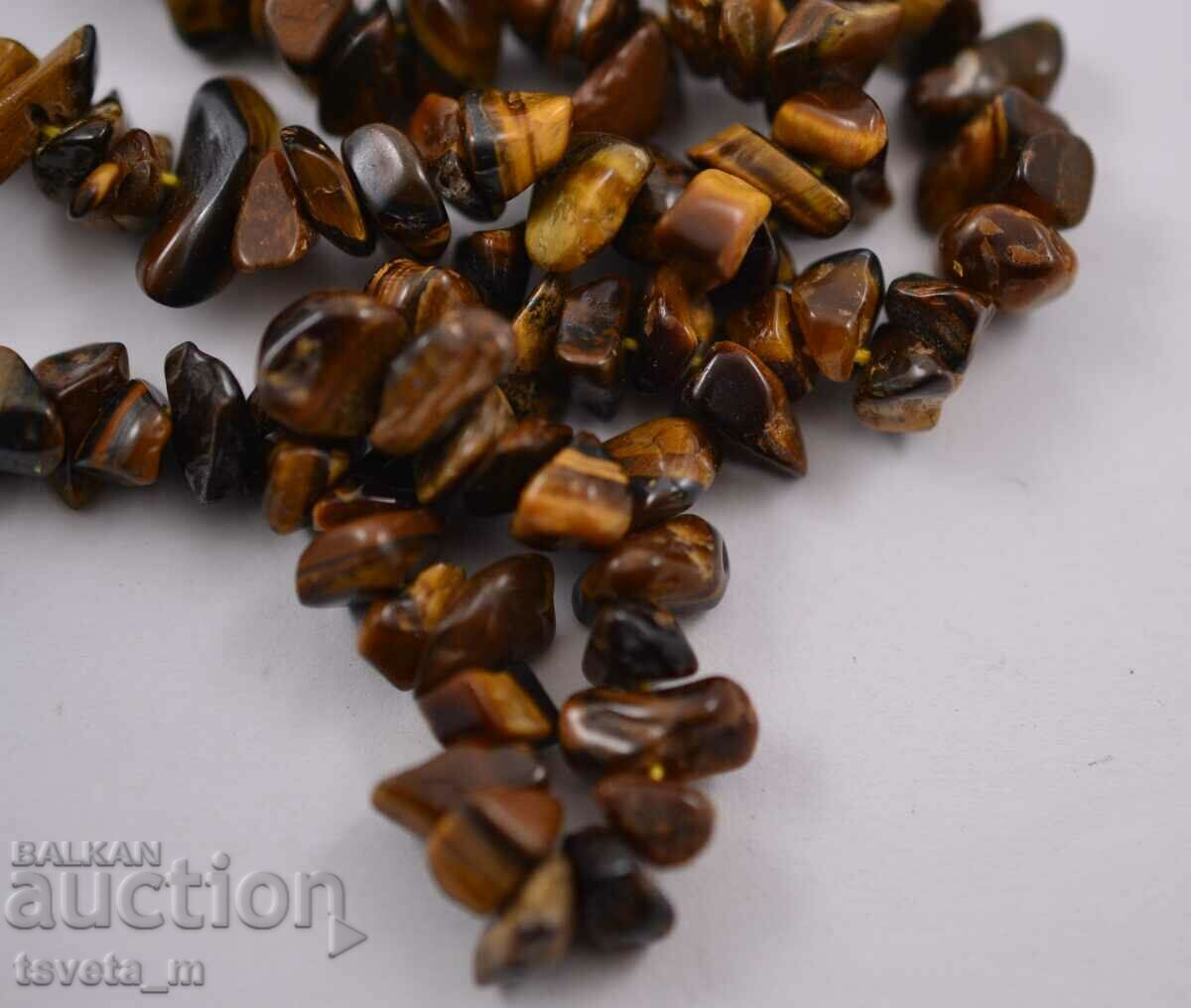 Tiger eye stone necklace with price 15.00 BGN | € 7.67 Tiger eye stone necklace with price 15.00 BGN | € 7.67