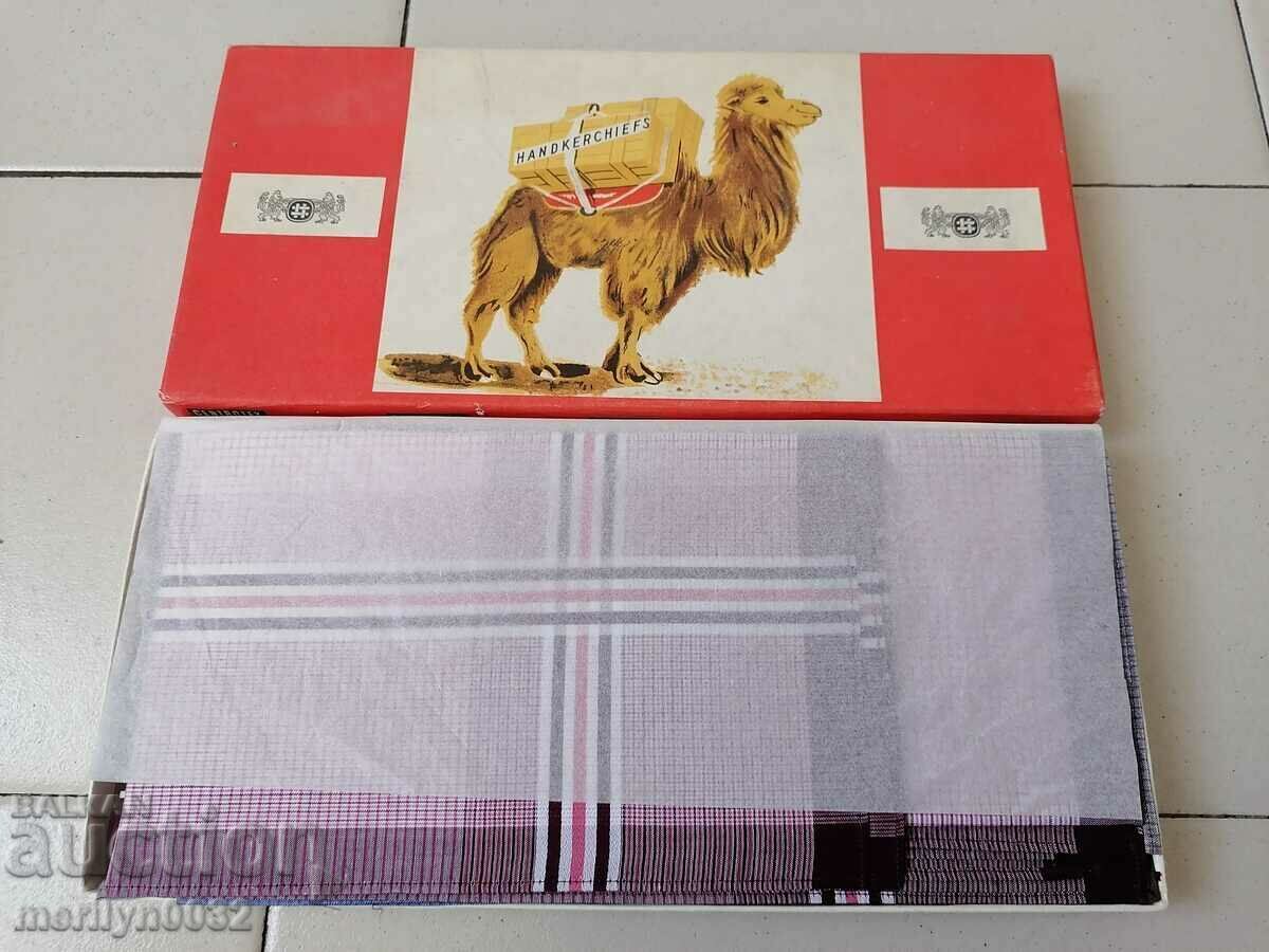 Auction Set of 6 men's handkerchiefs from the 1960s. Vintage Auction Set of 6 men's handkerchiefs from the 1960s. Vintage