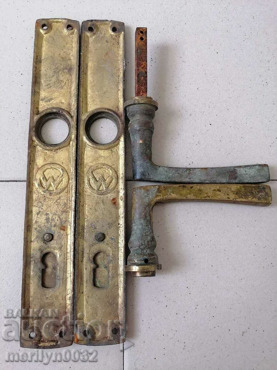 Old lock bronze fittings Kingdom of Bulgaria - 6 Old lock bronze fittings Kingdom of Bulgaria - 6