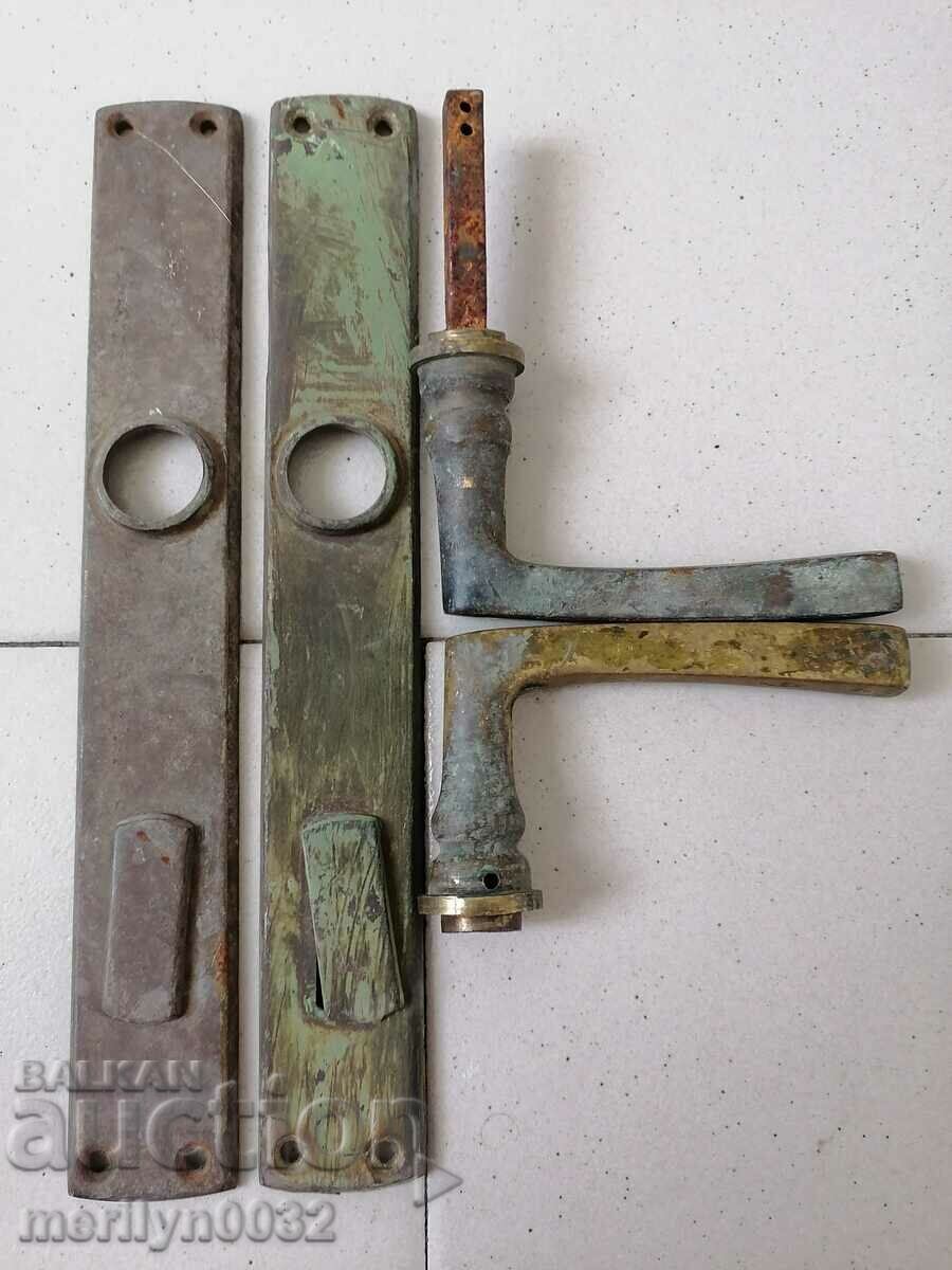Old lock bronze fittings Kingdom of Bulgaria