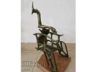 Valentin Slavchev brass sculpture