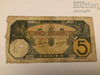 Africa de Vest Franceză 5 franci 1929 (DAKAR)