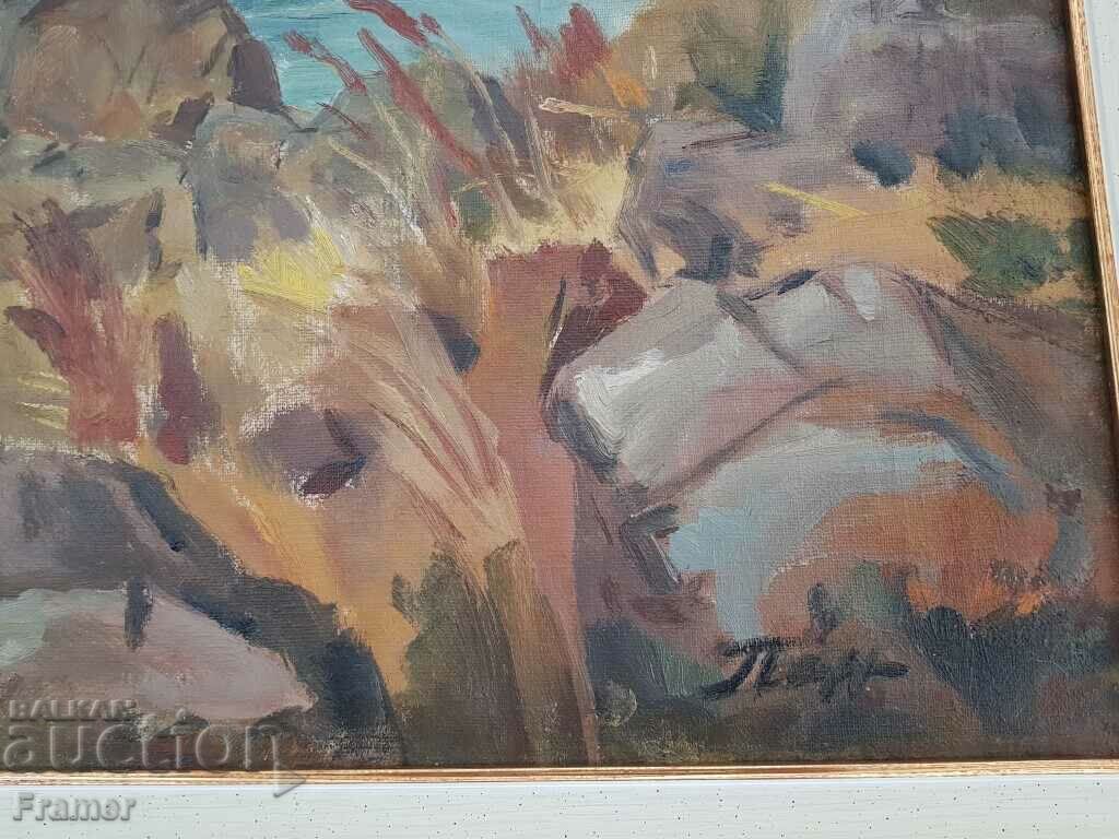 Prof. Panayot Panayotov 1909-1986 Sozopol central beach - 5