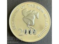35063 Bulgarian Mint Millennium token with holes 2000