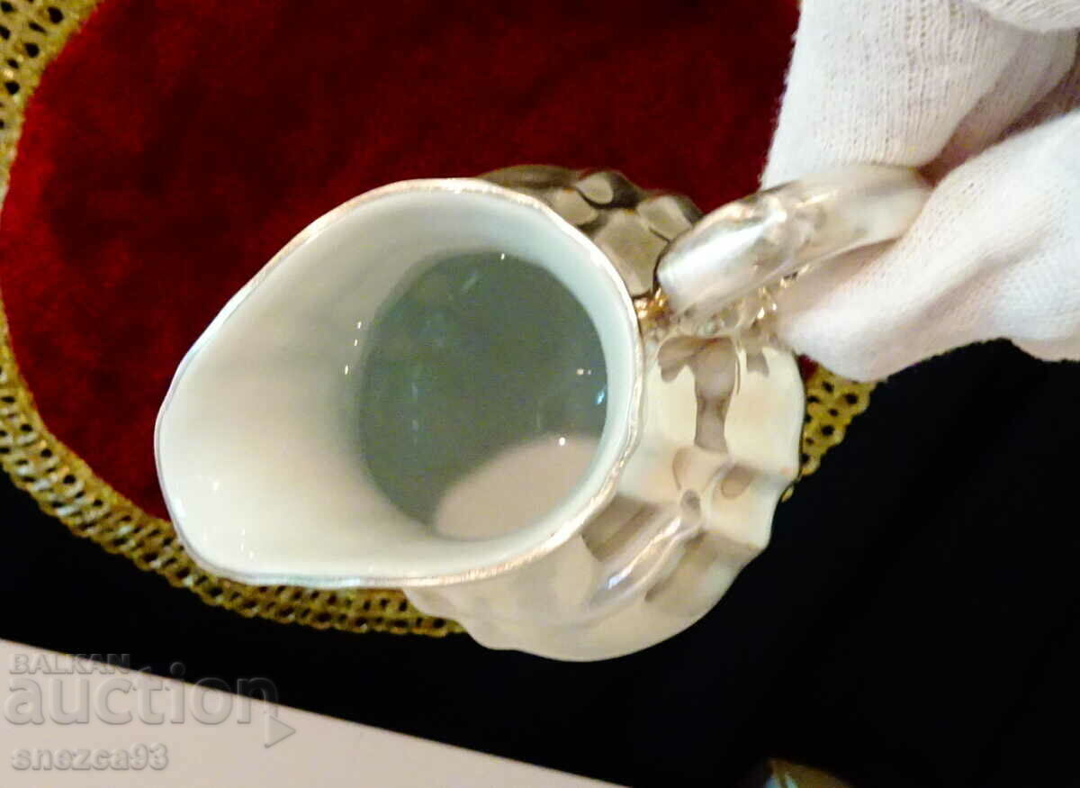 Căncuță din porțelan WMF, argint 1000, baroc - 5 Căncuță din porțelan WMF, argint 1000, baroc - 5