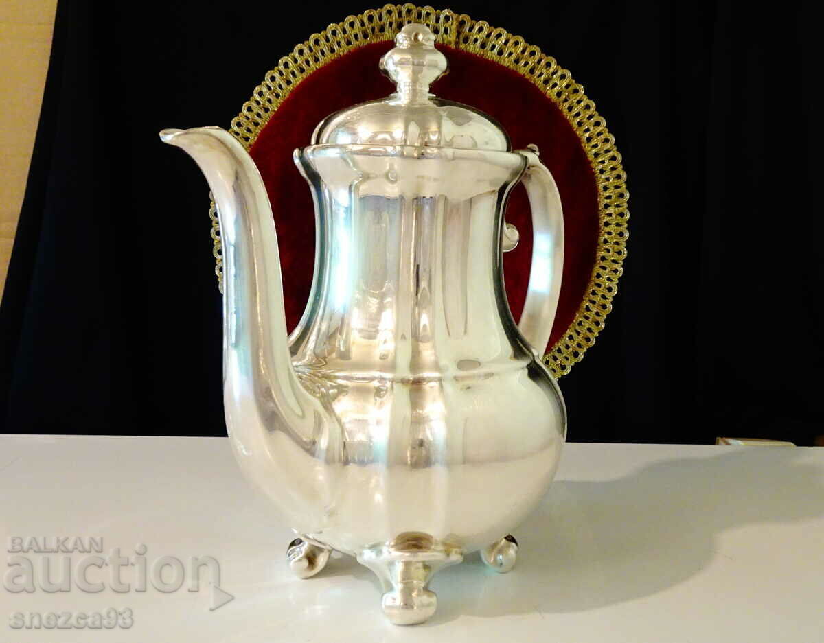 WMF Porcelain Jug, Silver Mounts, 1000 Hallmark, Baroque with price 129.00 BGN | € 65.96