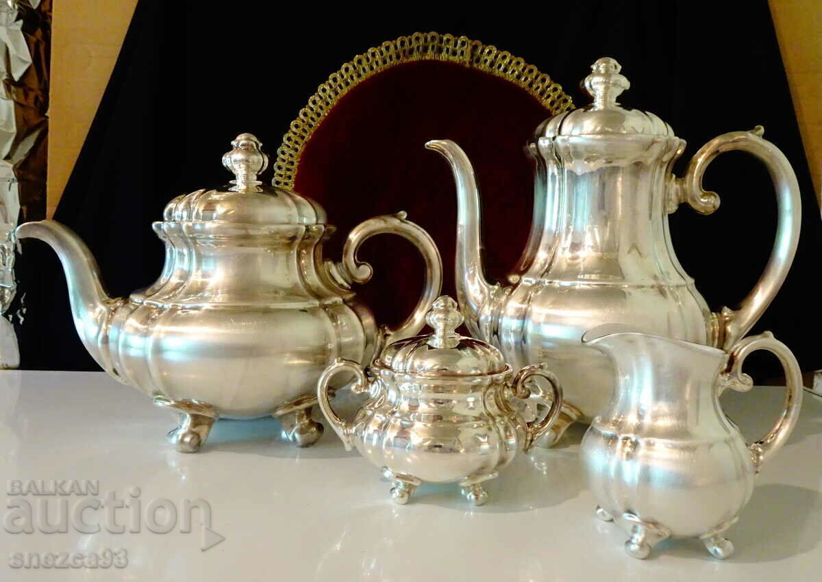 WMF Porcelain Service, Silver Fittings, 1000 Hallmark, Baroque with price 299.00 BGN | € 152.88 WMF Porcelain Service, Silver Fittings, 1000 Hallmark, Baroque with price 299.00 BGN | € 152.88