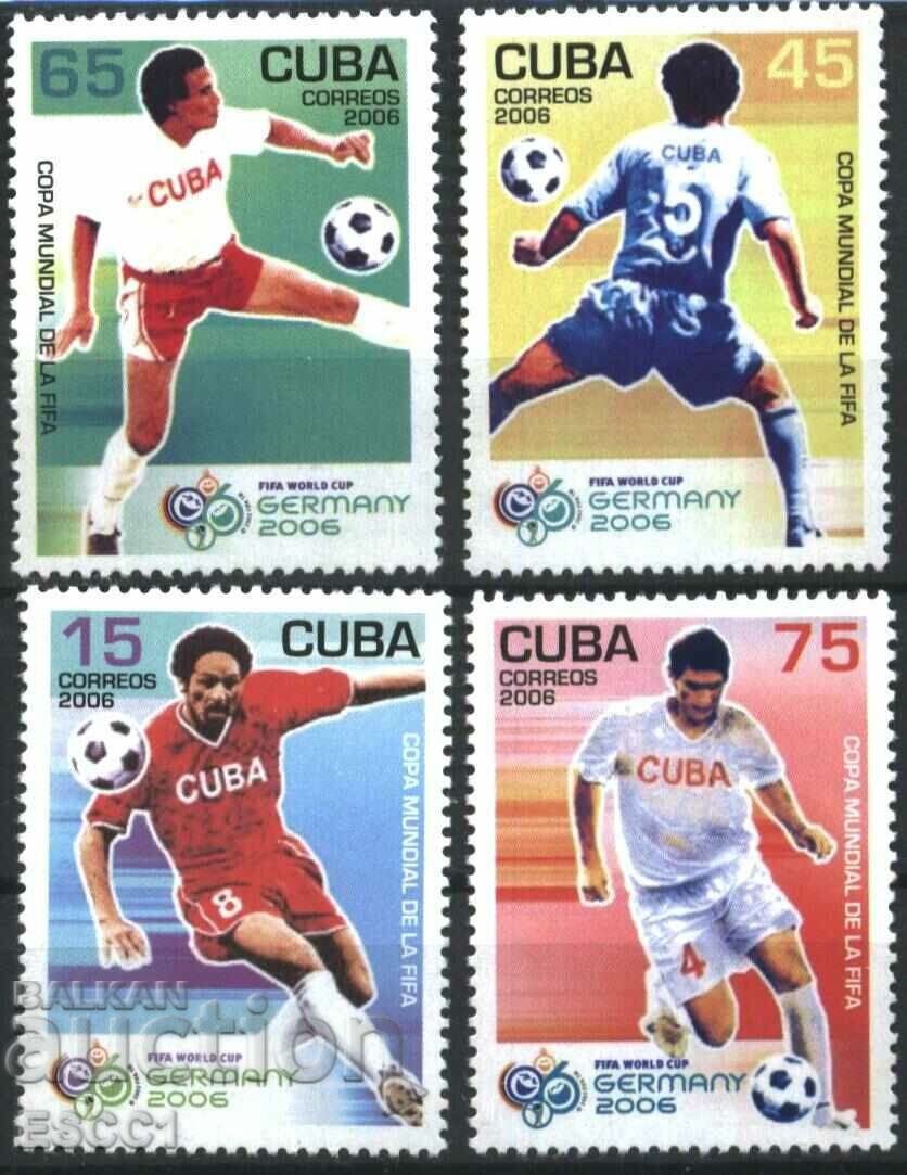 Καθαρά γραμματόσημα Αθλητικό Παγκόσμιο Κύπελλο Γερμανίας 2006 από την Κούβα