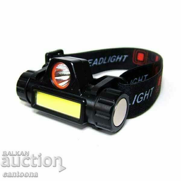 Far cu LED reincarcabil, LED CREE + LED COB CREE, magnet