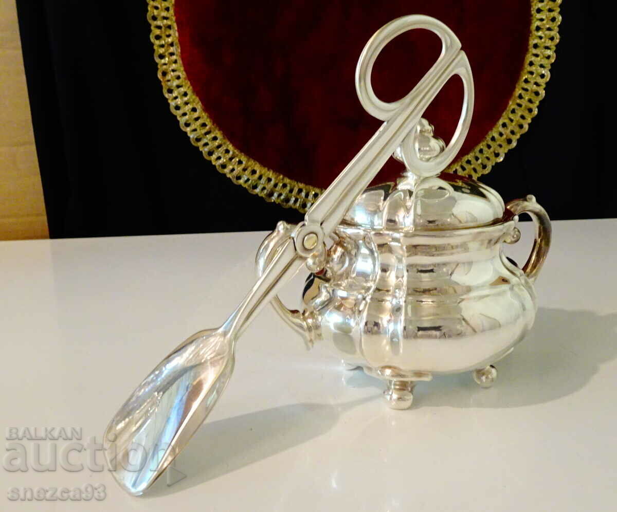 Alpaka 90 Silver Plated Serving Clip. - 5 Alpaka 90 Silver Plated Serving Clip. - 5