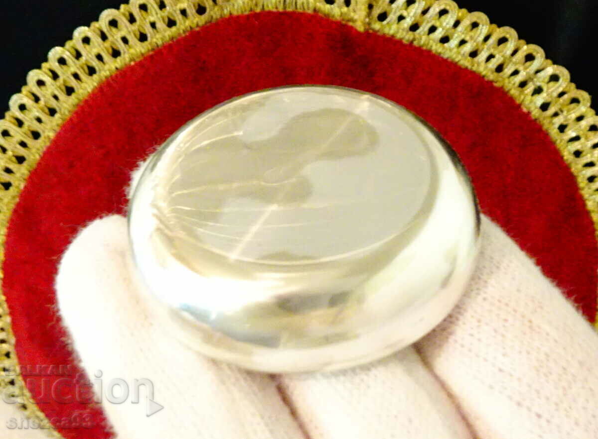 Auction Antique Schürmann 90 Silver Plated Apothecary Dish. Auction Antique Schürmann 90 Silver Plated Apothecary Dish.