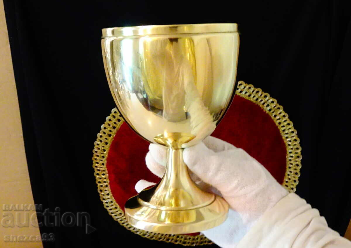 Brass goblet 500 ml. with price 56.00 BGN | € 28.63 Brass goblet 500 ml. with price 56.00 BGN | € 28.63