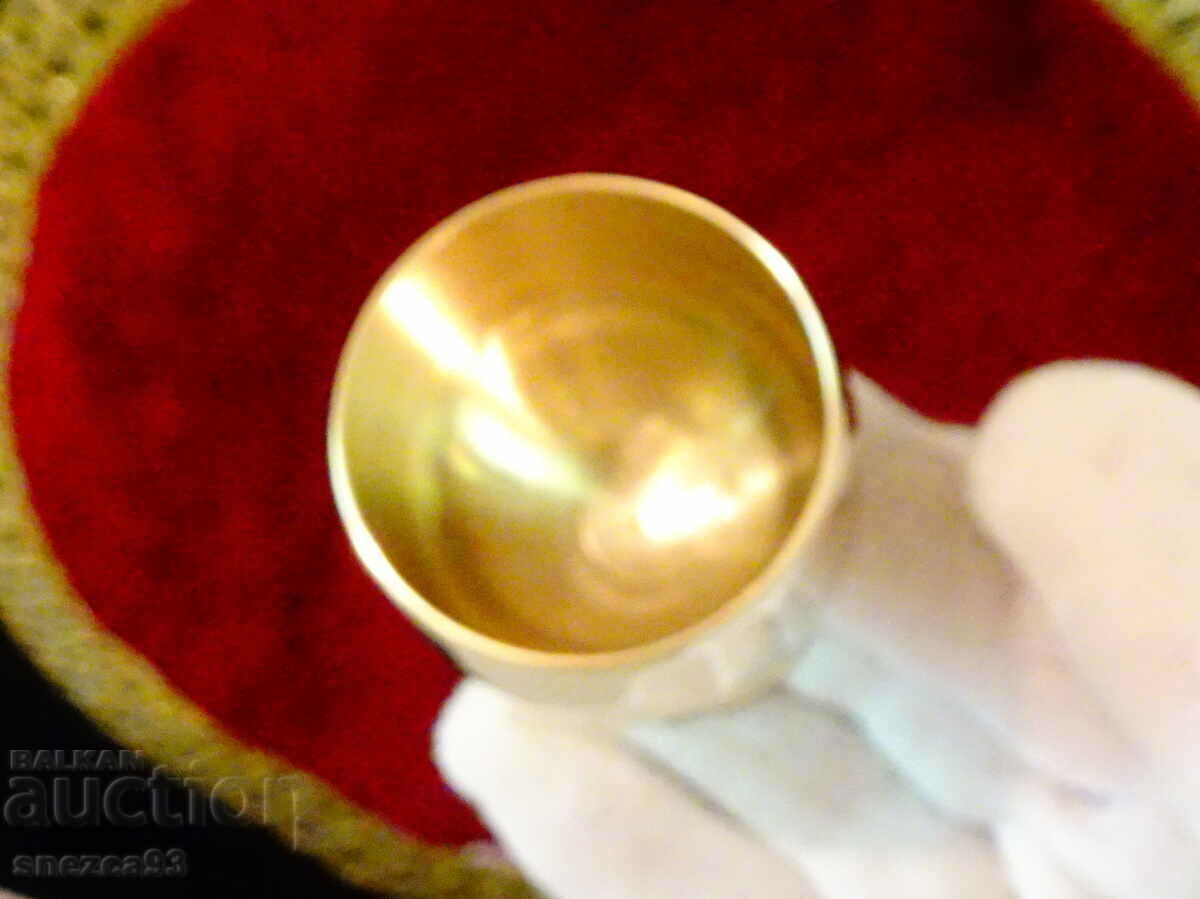 Bronze brandy glass 6 cm. with price 12.00 BGN | € 6.14