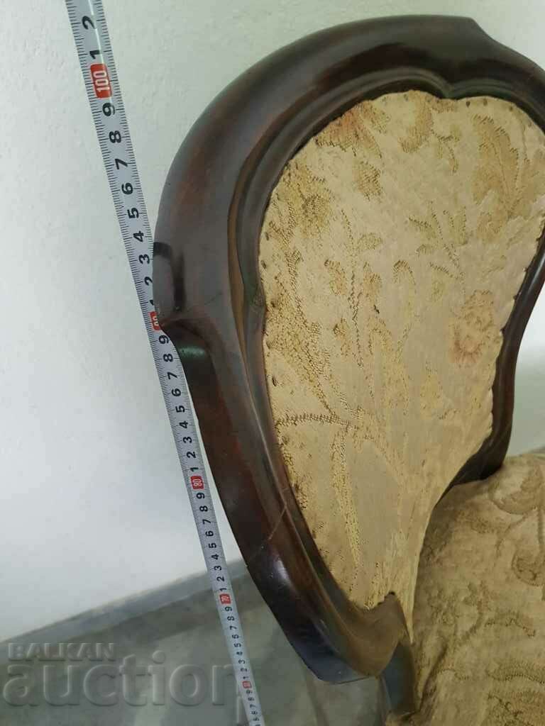 Unique antique solid wood restored chair - 5 Unique antique solid wood restored chair - 5