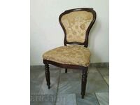 Unique antique solid wood restored chair