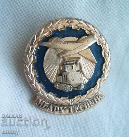Badge "Young Technician" Czechoslovakia