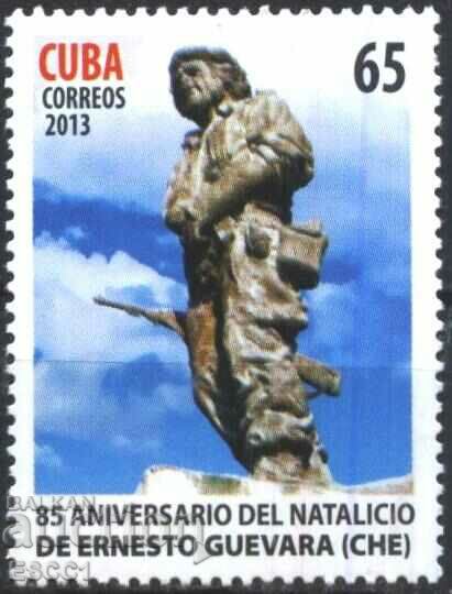 Clean stamp Ernesto Che Guevara Monument 2013 from Cuba