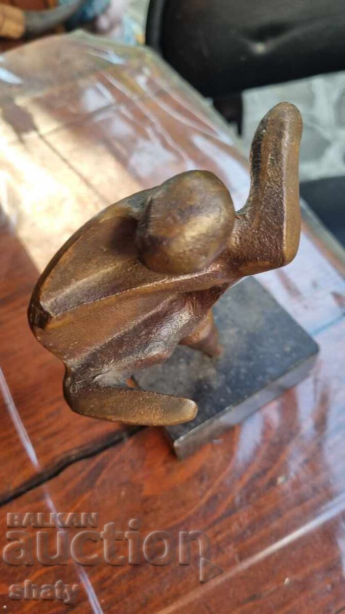 Old bronze sculpture. - 6