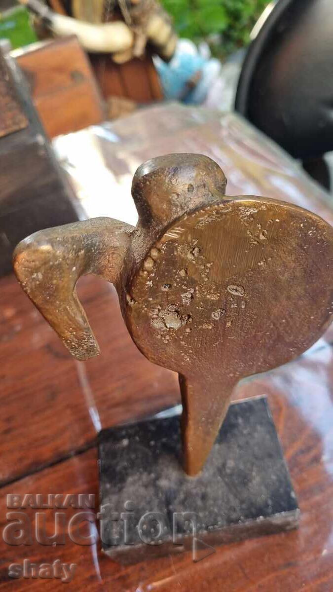 Old bronze sculpture. - 7