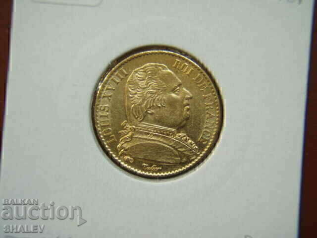 20 franci 1815 A Franța (20 franci Franța) - AU+ (aur) - 6