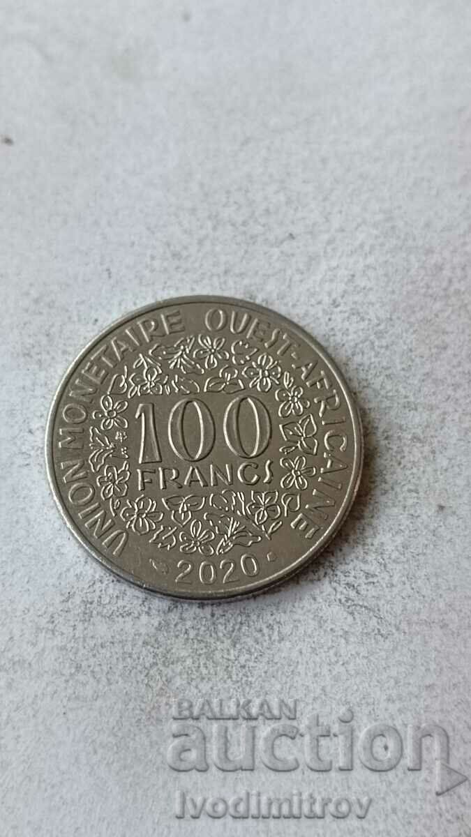 Africa de Vest 100 de franci 2020