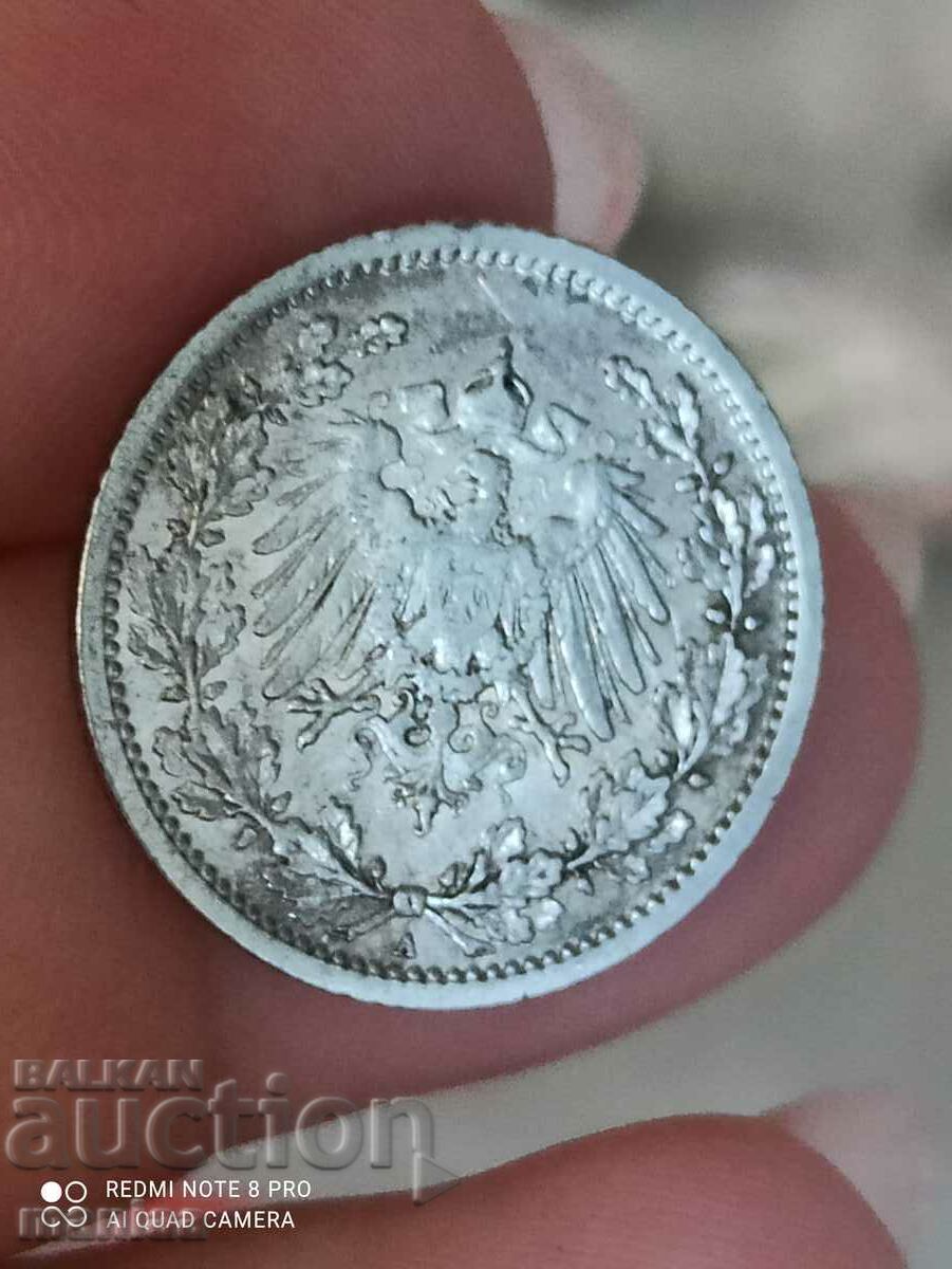 Auction 1/2 Mark Germany 1906 Auction 1/2 Mark Germany 1906