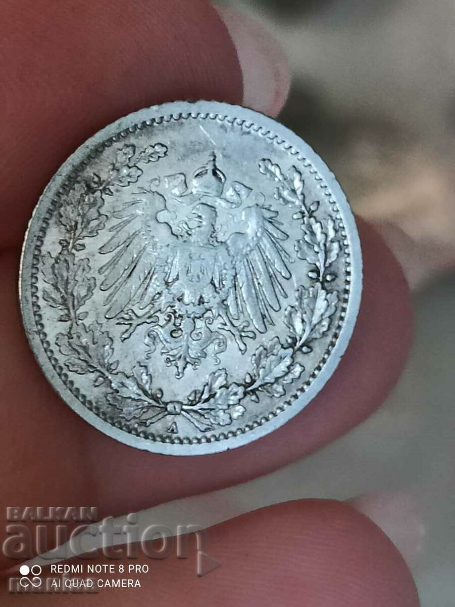 Delivery of 1/2 Mark Germany 1906 Delivery of 1/2 Mark Germany 1906