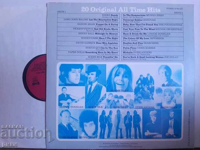 20 Original All Time Hits with price 25.00 BGN | € 12.78 20 Original All Time Hits with price 25.00 BGN | € 12.78