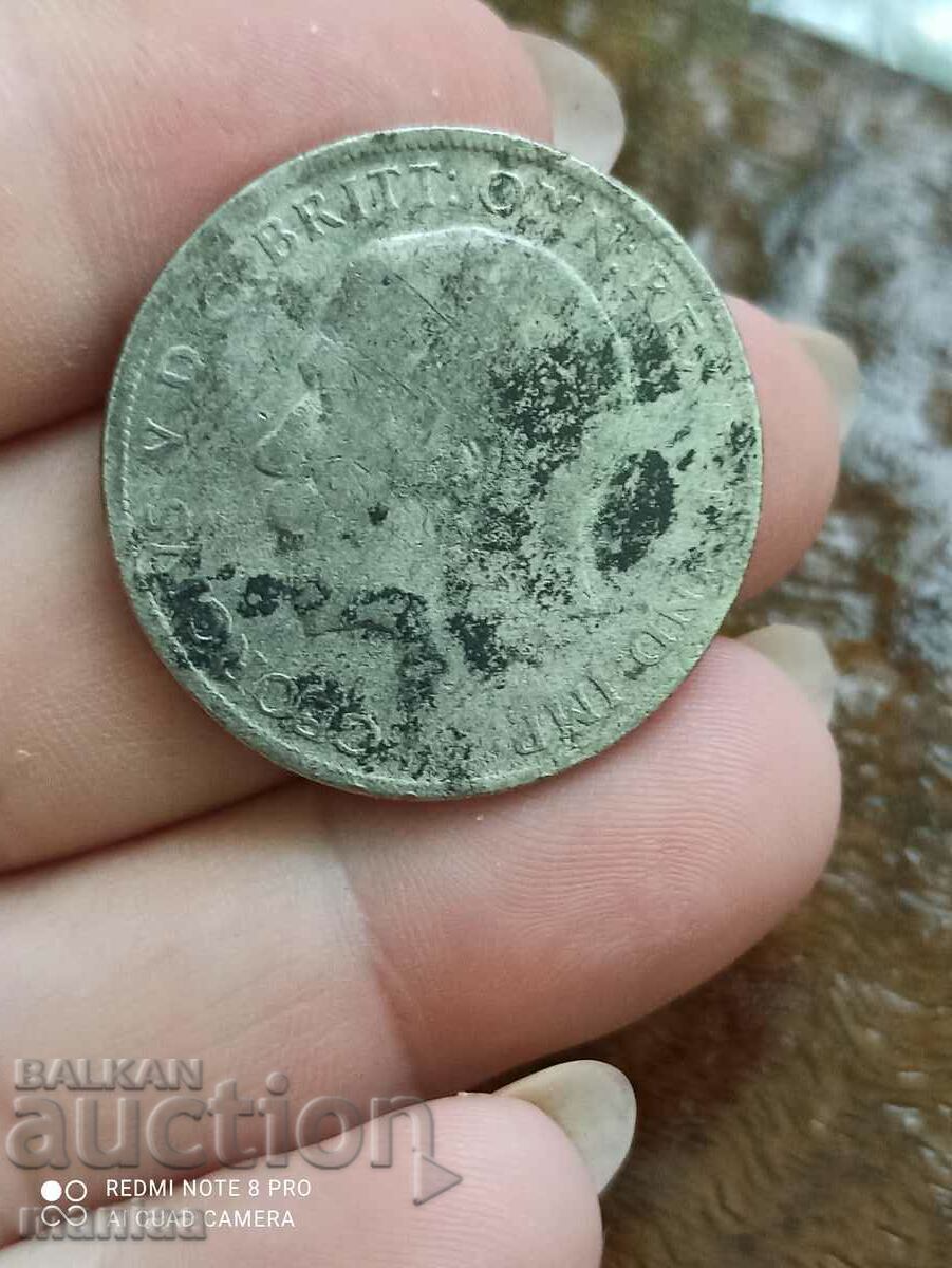 1 Florin 1921 Great Britain silver - 7 1 Florin 1921 Great Britain silver - 7