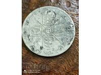 1 Florin 1921 Μεγάλη Βρετανία αργυρό