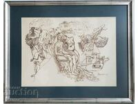 Dimitar Kazakov 1933-1992 NERO Family 1962 unic