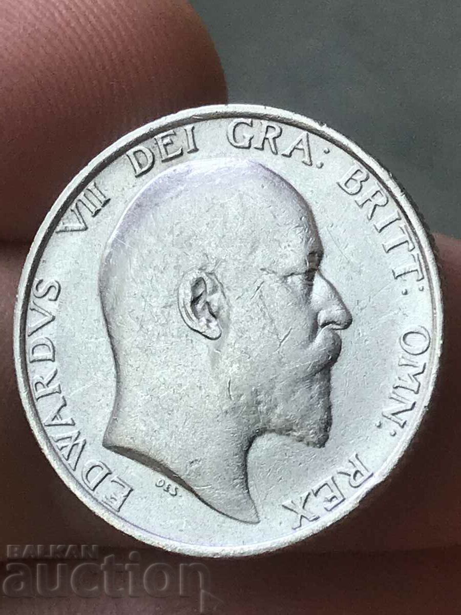 Great Britain 1 Shilling 1906 Edward VII Silver .925 with price 36.00 BGN | € 18.41 Great Britain 1 Shilling 1906 Edward VII Silver .925 with price 36.00 BGN | € 18.41