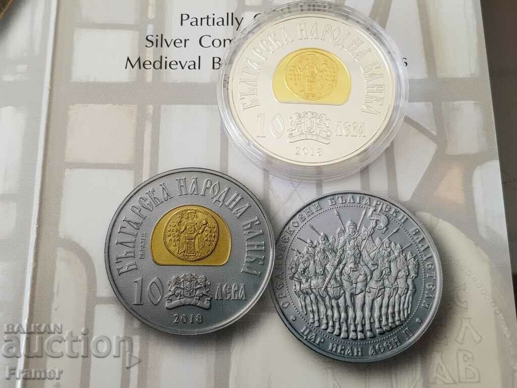10 leva 2018 godina τσάρος Ιβάν Ασέν II ΜΙΝΤ Πιστοποιητικό Φυλλάδιο - 6