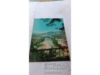 Пощенска картичка Ловеч Общ изглед с река Осъм 1968