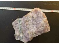 Huge stone amethyst crystals